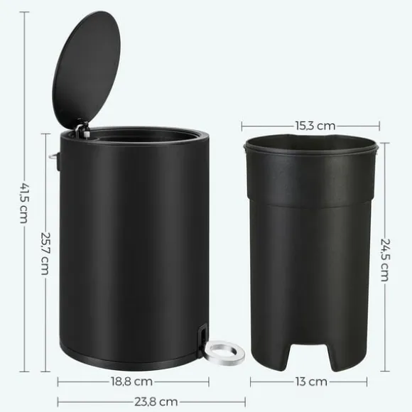 Rootz kosmetikakärl - Förvaringskärl - 3 liters kosmetikbehållare - Innerbehållare med handtag - Bin - Liten kosmetikbehållare - Mini papperskorg - Sv | CDON