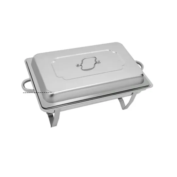 Rostfritt Stål Matvärmare, 9L Kapacitet, Modern Design, Fristående,Silver