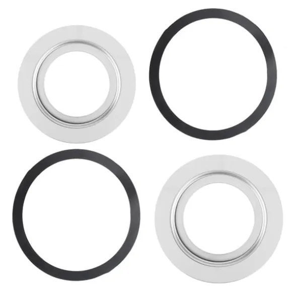 Rostfritt stål 180 mm till 114 mm diskho Adapter för matavfallskvarn Tillbehör Delar