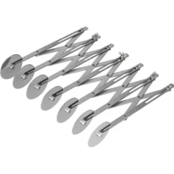 Rostfritt stål Multi Wheel Deg Roller Divider Kex Bakverk Pizzaskärare Bakverktyg7 hjul