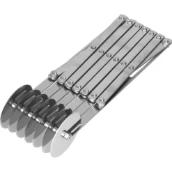 Rostfritt stål Multi Wheel Deg Roller Divider Kex Bakverk Pizzaskärare Bakverktyg7 hjul
