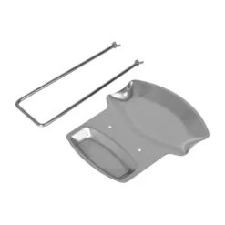 Rostfritt stål Pan Cover Rack Pan Lock Förvaring Hylla Organizer Skedstöd med avloppsbricka