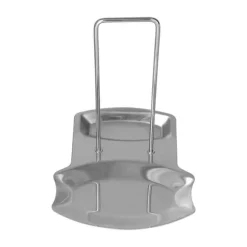 Rostfritt stål Pan Cover Rack Pan Lock Förvaring Hylla Organizer Skedstöd med avloppsbricka