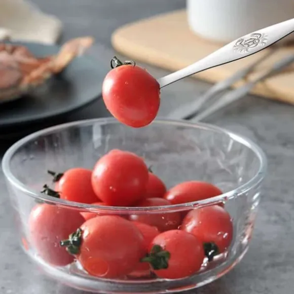 Rostfritt Stål Skaldjursverktyg Krabba Gaffel Sked Krabba Nål Multifunktionell Köttsked