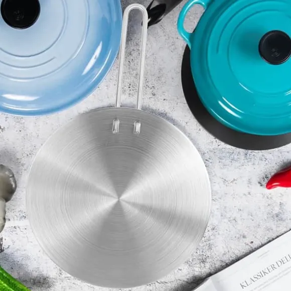 Rostfritt stål värmespridare Induktionsplatta Adapter - 20cm
