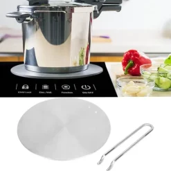 Rostfritt stål värmespridare Induktionsplatta Adapter - 20cm