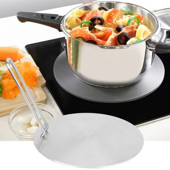 Rostfritt stål värmespridare Induktionsplatta Adapter - 20cm