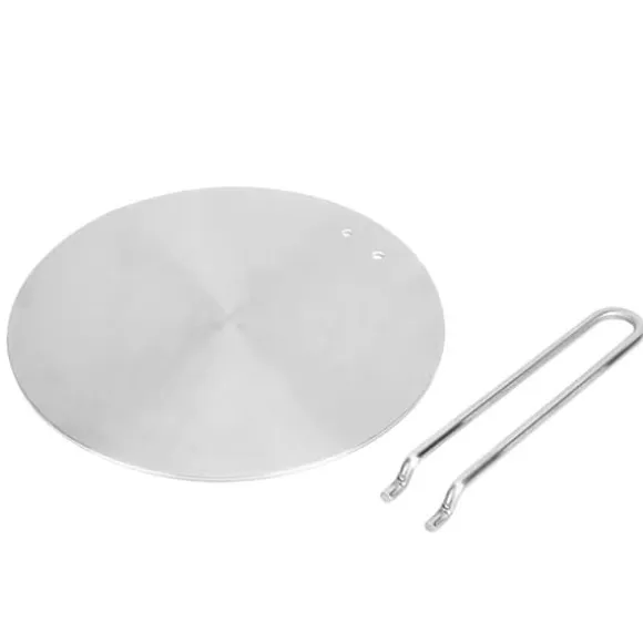 Rostfritt stål värmespridare Induktionsplatta Adapter - 20cm