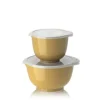 Rosti - NEW Margrethe bowls, Set of 2 + lids - Curry