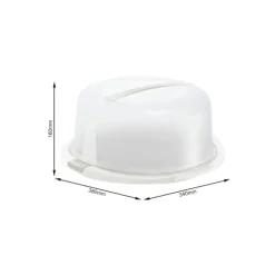 Rotho Fresh Cake Box Cool & White