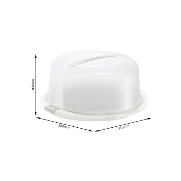 Rotho Fresh Cake Box Cool & White