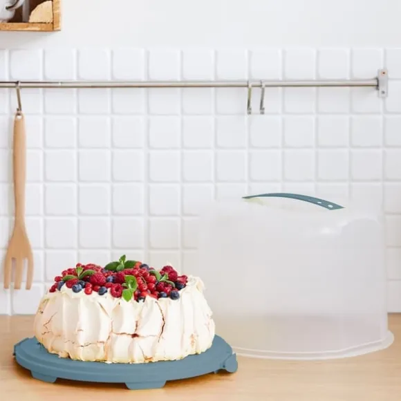 Rotho Fresh Cake Box XL 35,5x34,5x26 cm Horizon Blue/Transparent