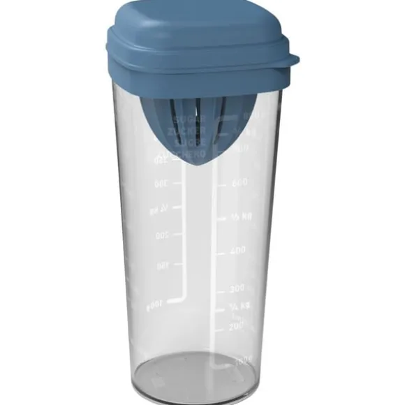 Rotho Loft Shaker med Press 1L Horizon Blå/Transparent