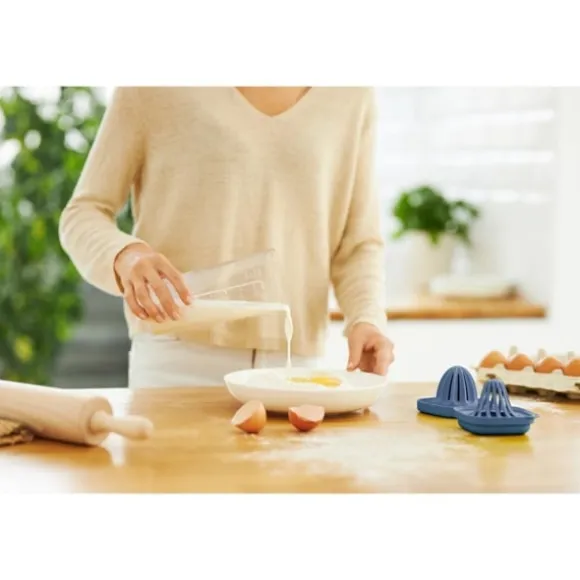 Rotho Loft Shaker med Press 1L Horizon Blå/Transparent