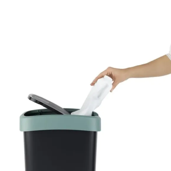 Rotho Twist Avfallskärl 10L Mistel Grön/Antracit