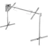 Rotisserigrill 174x53,5x86 cm rostfritt stål elektriskt grillset