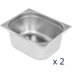 Royal Catering - Bain marie - 600 W - 2 GN 1/2 - Tappkran