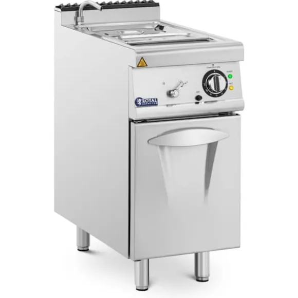 Royal Catering - Bain marie - 3000 W - GN 1/2 - GN 1/3 - Kran - Underskåp (40 x 73 cm)