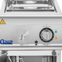 Royal Catering - Bain marie - 3000 W - GN 1/2 - GN 1/3 - Kran - Underskåp (40 x 73 cm)