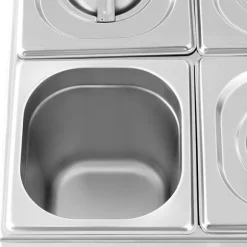 Royal Catering - Bain marie - 640 W - 6 x GN 1/6