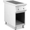 Royal Catering - Induktionsplatta - 8500 W - 2 kokytor - 260 °C - Förvaringsutrymme