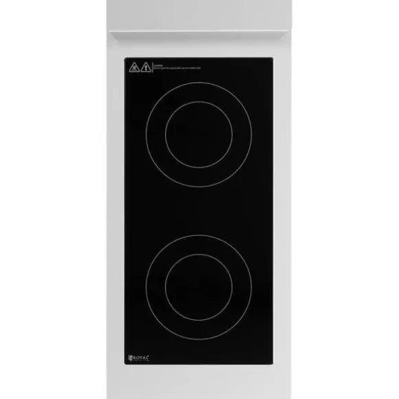 Royal Catering - Induktionsplatta - 8500 W - 2 kokytor - 260 °C - Förvaringsutrymme