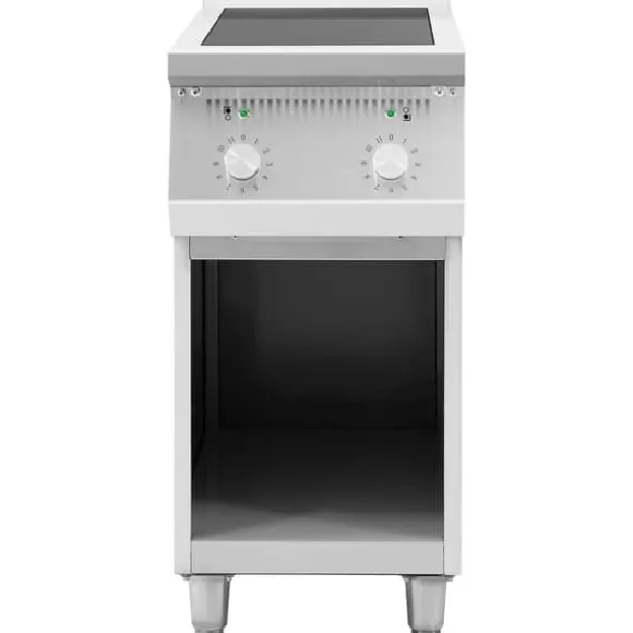 Royal Catering - Induktionsplatta - 8500 W - 2 kokytor - 260 °C - Förvaringsutrymme