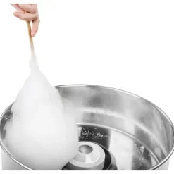 Royal Catering - Kraftfull sockervaddsmaskin med skål i rostfritt stål och värmelåda - 230 V, 1200 W
