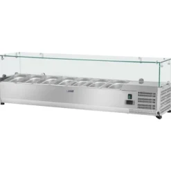 Royal Catering - Kylränna - 160 x 33 cm - Glasöverbyggnad