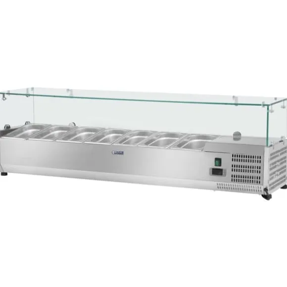 Royal Catering - Kylränna - 160 x 33 cm - Glasöverbyggnad