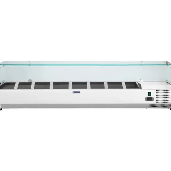 Royal Catering - Kylränna - 160 x 33 cm - Glasöverbyggnad