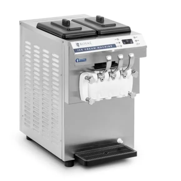 Royal Catering - Mjukglassmaskin - 1350 W - 16 l/h - LED - 3 smaker