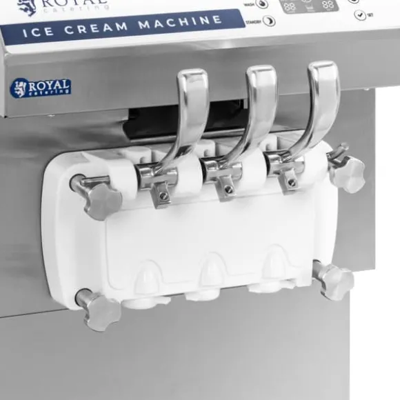 Royal Catering - Mjukglassmaskin - 1350 W - 16 l/h - LED - 3 smaker