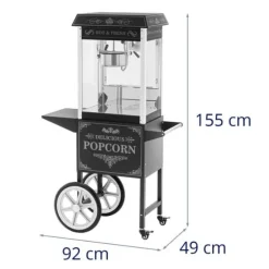 Royal Catering - Popcornmaskin - Blå - 8 oz