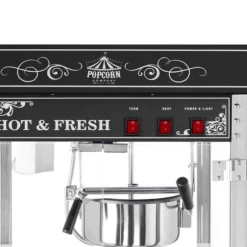 Royal Catering - Popcornmaskin – Svart tak