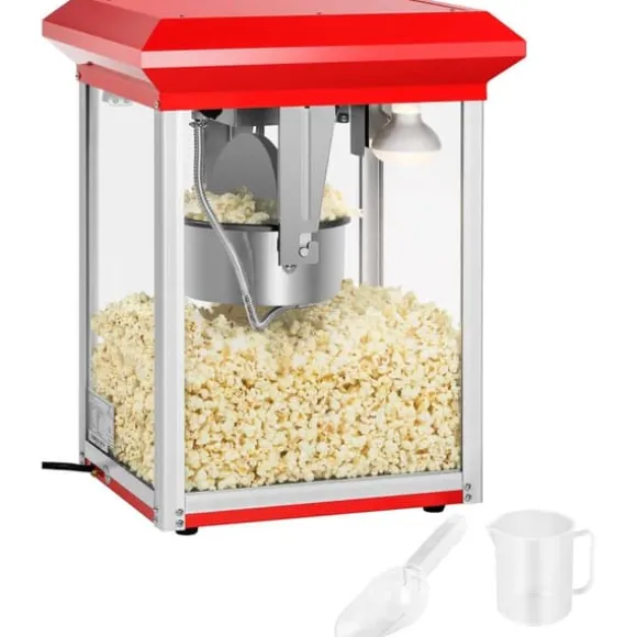 Royal Catering - Popcornmaskin röd - 8 oz
