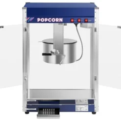 Royal Catering - Popcornmaskin - Blå - 16 oz - XXL