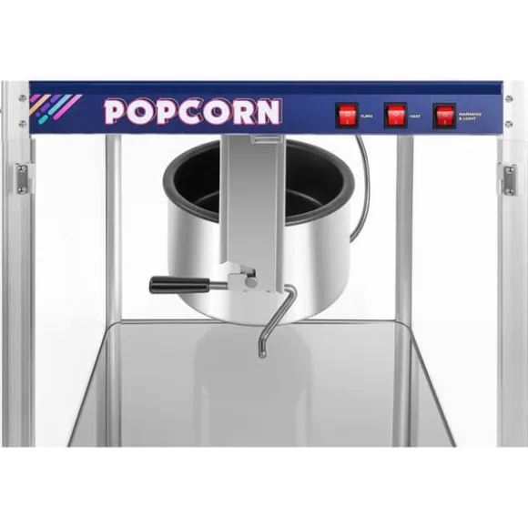 Royal Catering - Popcornmaskin - Blå - 16 oz - XXL
