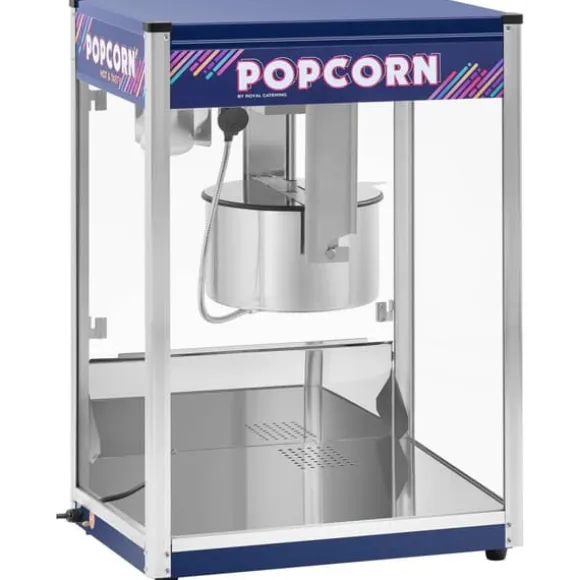 Royal Catering - Popcornmaskin - Blå - 16 oz - XXL