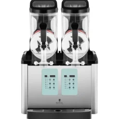 Royal Catering - Slushmaskin - 2 x 8 liter - LED - Glassfunktion