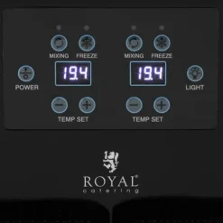 Royal Catering - Slushmaskin - 2 x 3 l - Digital kontrollpanel