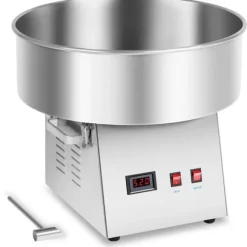 Royal Catering - Sockervaddsmaskin - 52 cm - Rostfritt stål - Vibrationsdämpad