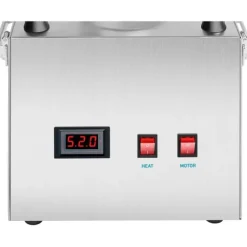 Royal Catering - Sockervaddsmaskin - 52 cm - Rostfritt stål - Vibrationsdämpad