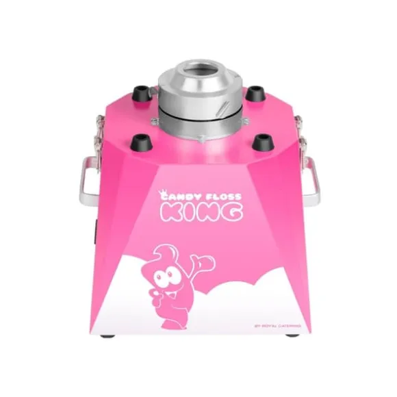 Royal Catering - Sockervaddsmaskin - 52 cm - Rosa