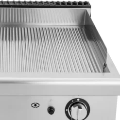 Royal Catering - Stekbord - Gas - Räfflad - 50–300 °C - Propangas / gasol / naturgas - Underskåp