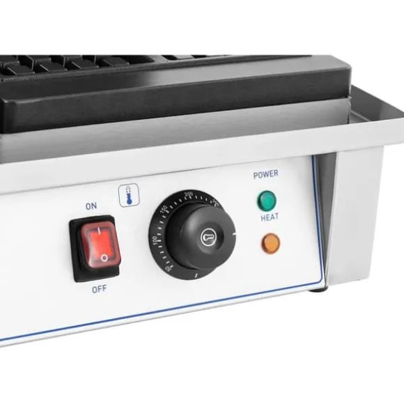 Royal Catering - Våffeljärn - Dubbelt - Belgiska våfflor - 2 x 2,000 W