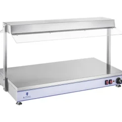 Royal Catering - Värmeplatta med 4 halogenlampor - 2000 W - rostfritt stål