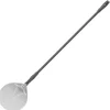 Rund pizzaskyffel i rostfritt stål med rörligt handtag. 230 mm lång 1200 mm - Hendi 617182