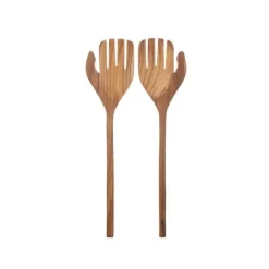 Salladsbestick Hand 30 cm trä