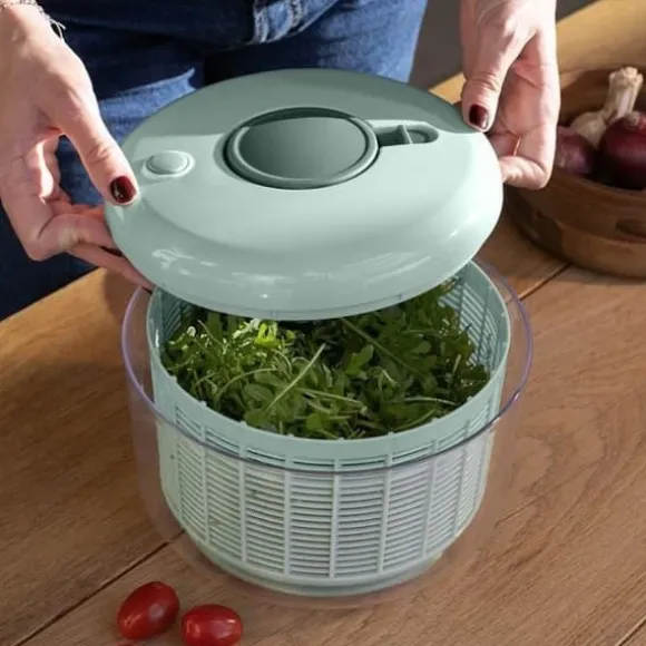 Salladscentrifug - LIVOO - MEN433 - 3,5 L - Manuell centrifugering - Lock med avrinning - Diskmaskinssäker